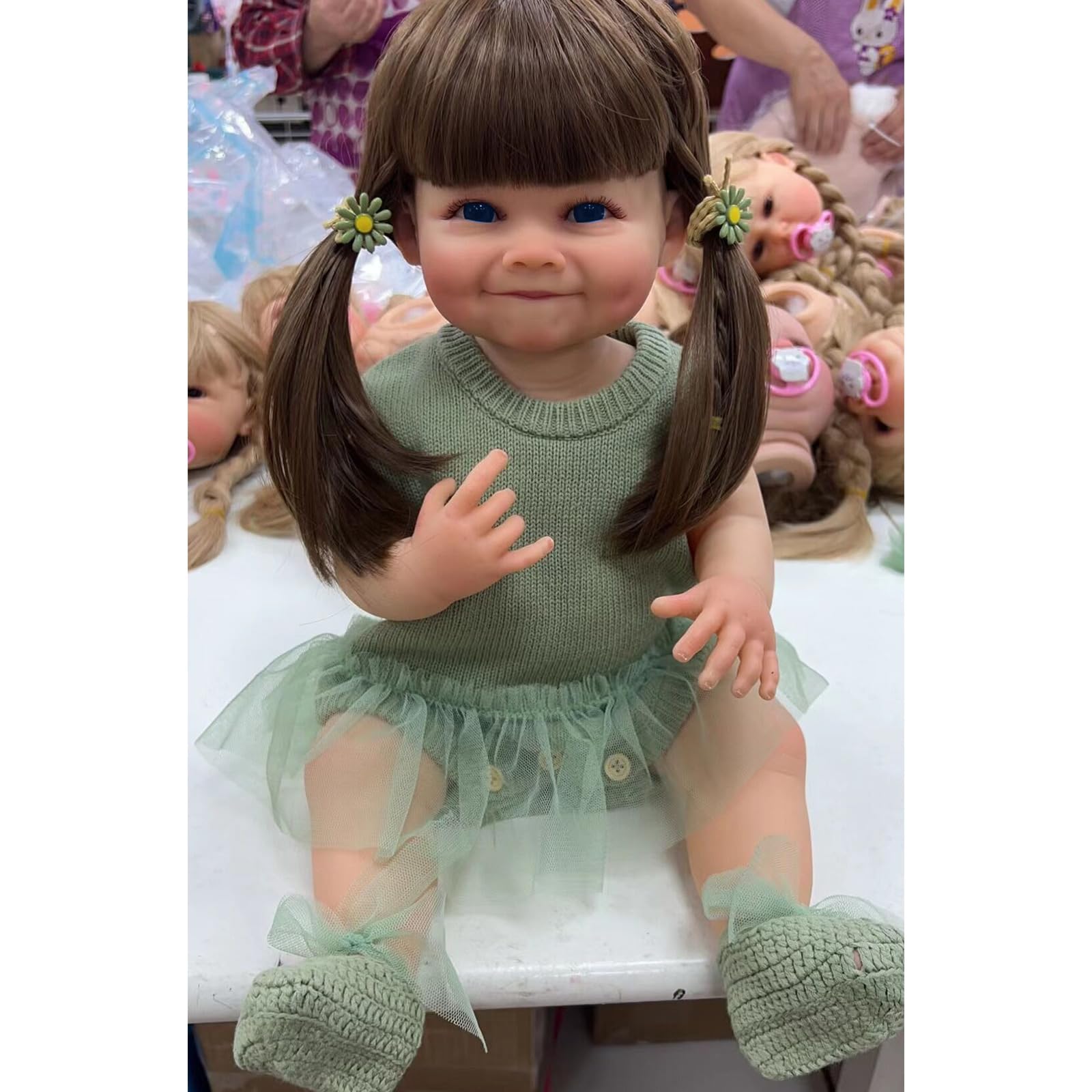 Amazon | Life Like Reborns 長いまつげの白人 スーパーソフト 女の子
